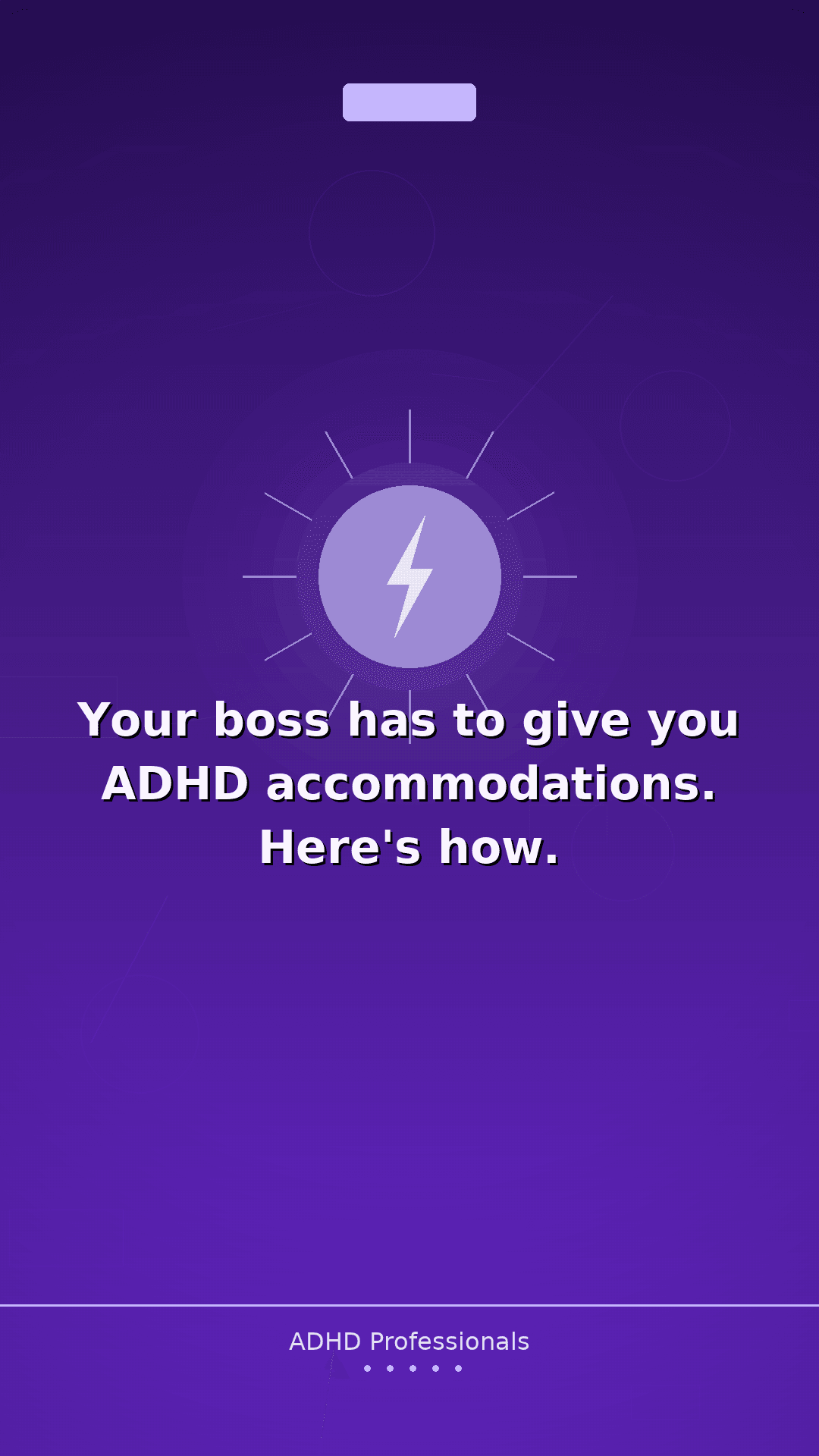ADHD Accommodations at Work: Your Legal Rights